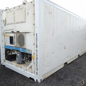 20-foot refrigerated container NARU 288147-2 with genset